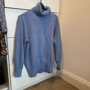 Baby Blue Turtleneck Sweater